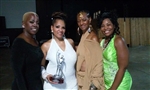 Sky Covington, Delores, Sheila Hale and Jackie Green @ Detroit Black Music Awards 2014
