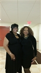 My sista friend, Sheila Raye Charles & I backstage @Schuster Center-Dayton, Ohio after we opened for Smokey Robinson